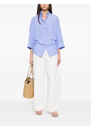 ERMANNO FIRENZE striped button-down shirt - Blue