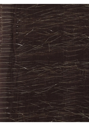 Faliero Sarti metallic-thread scarf - Brown