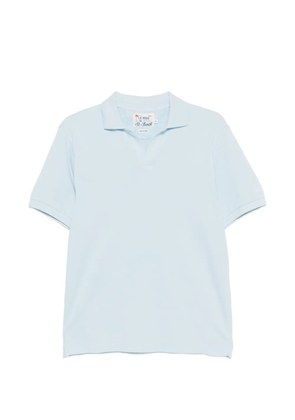 MC2 Saint Barth Charles logo-embroidered polo shirt - Blue
