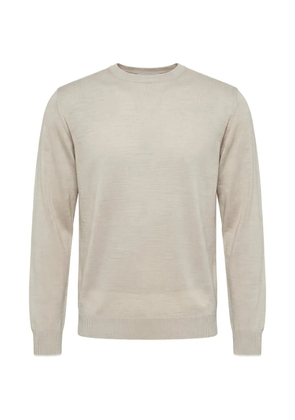Peserico fine-knit crew-neck sweater - Neutrals