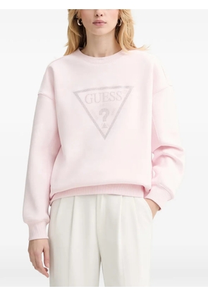 GUESS USA logo-embellished sweatshirt - Pink