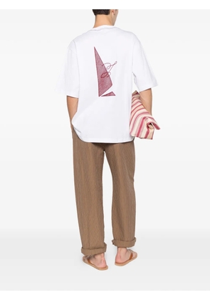 Jacquemus Bateau logo-print T-shirt - White