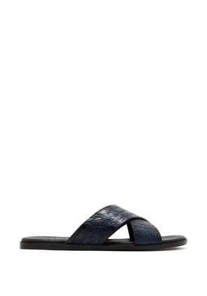 Magnanni leather flat sandals - Blue