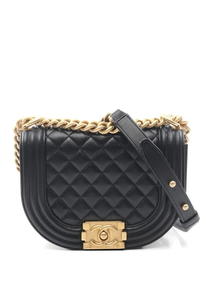 CHANEL Pre-Owned 2021 Boy Chanel chain shoulder bag - Black