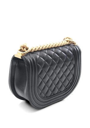 CHANEL Pre-Owned 2021 Boy Chanel chain shoulder bag - Black