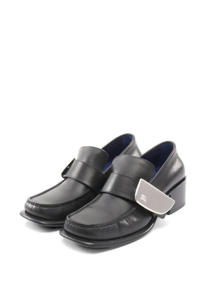 Burberry Pre-Owned 50mm leather loafers - Black