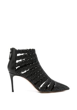 Casadei Julia Avenida pointed-toe ankle boots - Black