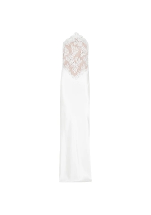 Retrofete Constance lace-panel dress - White