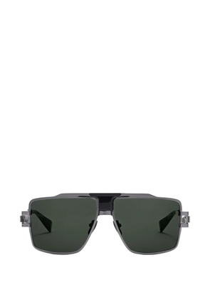 Balmain Eyewear geometric-frame sunglasses - Grey