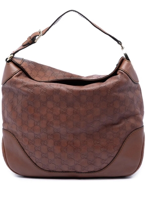 Gucci Pre-Owned 2016-2026 Guccissima Charlotte Hobo tote bag - Brown