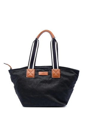 Gucci Pre-Owned 2016-2026 GG Nylon Web tote bag - Black