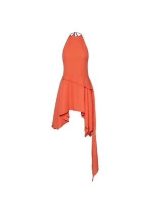 Baobab Lorenza halter-neck asymmetric dress - Orange