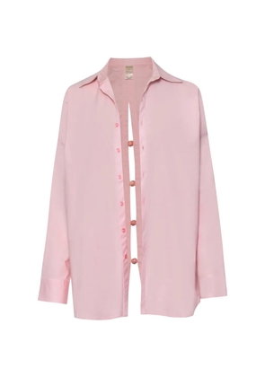 Baobab Wayra resin-stones back-slit shirt - Pink