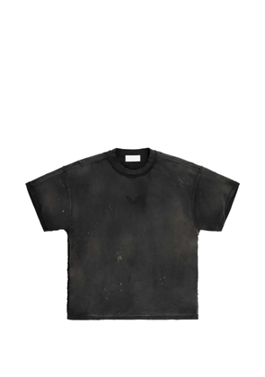 ALEXANDER DIGENOVA logo-print inside-out t-shirt - Black