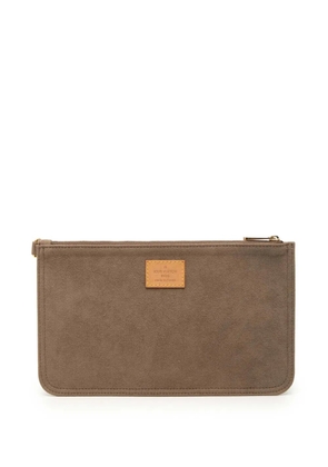 Louis Vuitton Pre-Owned 2000-2025 Suede Aurelia GM pouch - Brown