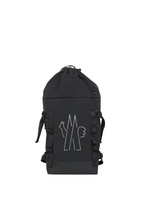Moncler Grenoble logo-embossed drawstring backpack - Black