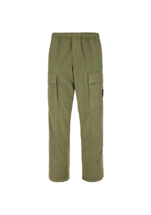 Stone Island logo-patch cargo trousers - Green