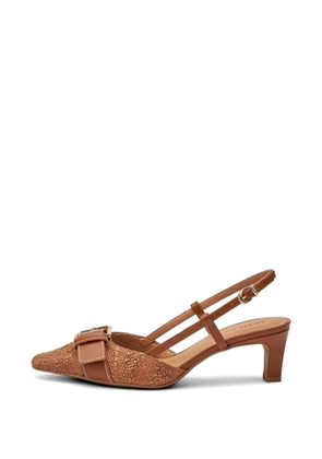 FRAU slingback buckle pumps - Brown