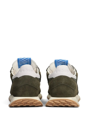 GHŌUD Rush Bicolor suede-panelled sneakers - Green