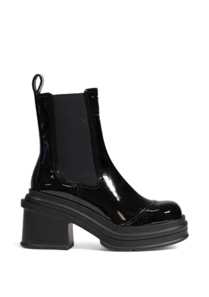 Armani Exchange platform Chelsea boots - Black