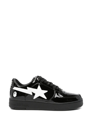 A BATHING APE® Bape Sta leather sneakers - Black