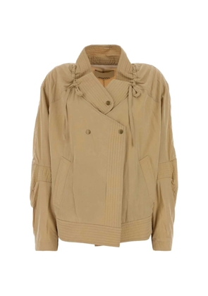 ISABEL MARANT Theresa quilted-trim jacket - Neutrals