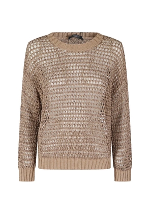 Weekend Max Mara open-knit sweater - Neutrals
