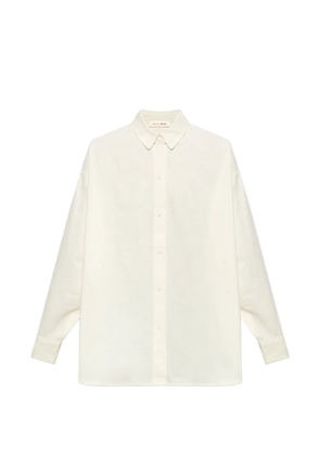 FEAR OF GOD ESSENTIALS logo-patch shirt - Neutrals