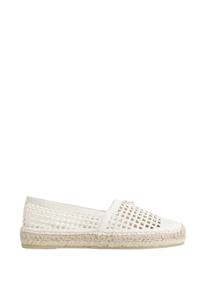 Prada crochet espadrilles - Neutrals