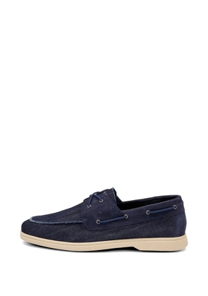 FRAU lace-up denim boat shoes - Blue