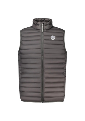 North Sails quilted-finish logo-patch gilet - Grey