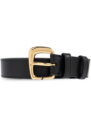 Jacquemus Ovalo leather belt - Black