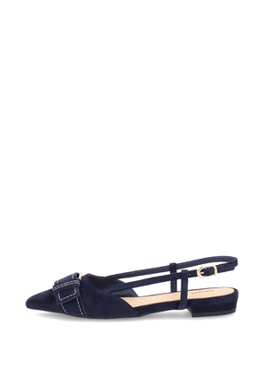 FRAU buckle-detail suede slingbacks - Blue