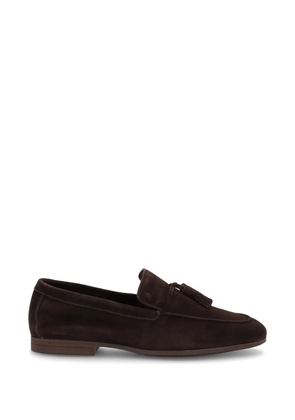 FRAU tassel suede loafers - Brown