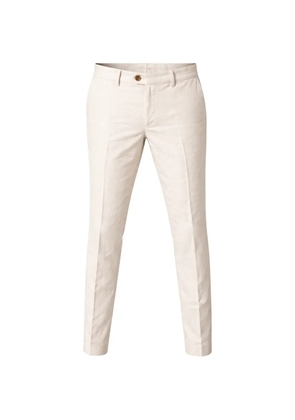 FRANZESE COLLECTION flat-front skinny trousers - Neutrals