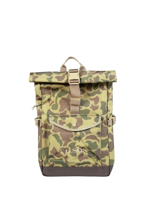Filson camouflage-print roll-top backpack - Brown