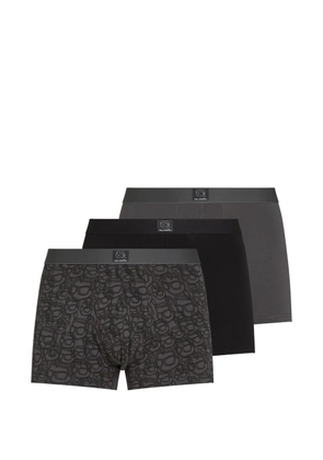 Karl Lagerfeld Ikon all-over print boxers (set of three) - Grey