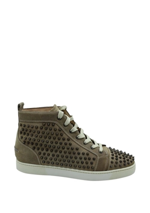 Christian Louboutin Pre-Owned Louis Spikes high-top sneakers - Brown