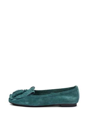 FRAU fringe tassel loafers - Green