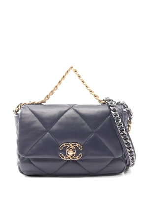 CHANEL Pre-Owned 2021-2022 19 Dizeneuf shoulder bag - Blue