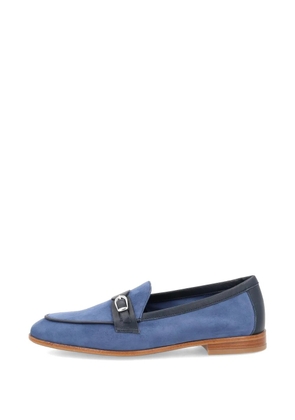 FRAU buckle-detail suede loafers - Blue