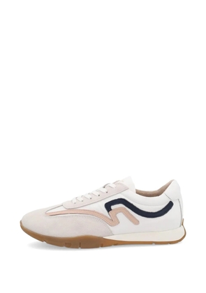 FRAU suede-panelled sneakers - White