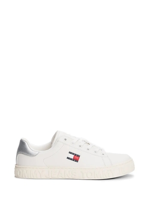 Tommy Jeans logo-detail low-top sneakers - White