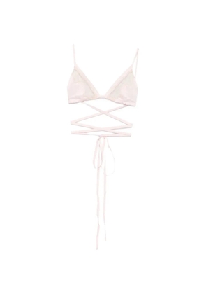 Jejia Anna lace-panel bra - Pink