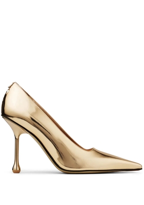 Jimmy Choo Ixia 95mm pumps - Gold