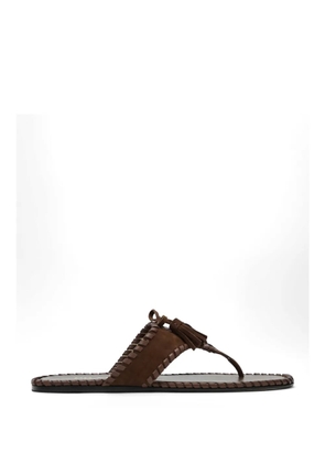 Prada braided sandals - Brown