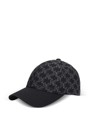Karl Lagerfeld monogram hat - Black