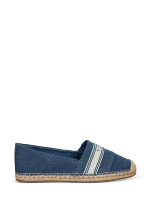 Tommy Hilfiger logo-tape denim espadrilles - Blue