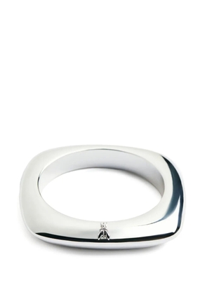 Patrizia Pepe Fly-motif square bangle - Silver
