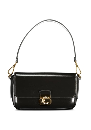 Coccinelle medium C-Me Lock leather tote bag - Black